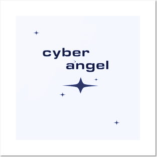 Y2k Cybercore Angel Design Posters and Art